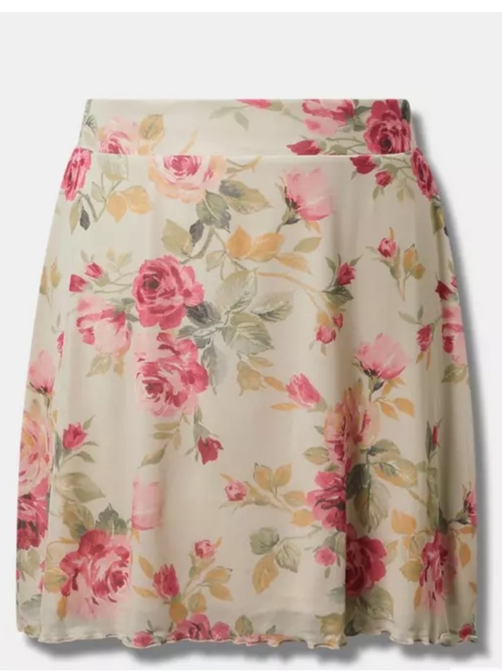 Torrid Floral Mesh Mini Skirt 1X NWT - Picture 5 of 6
